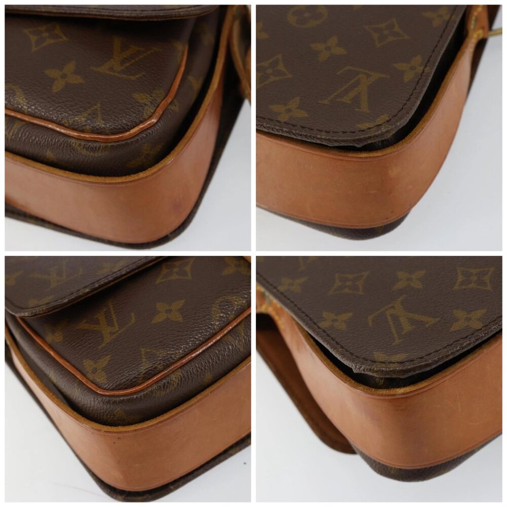 LOUIS VUITTON Monogram Cartouchiere MM Shoulder Bag Vintage M51253 Auth 149607 - Picture 16 of 16